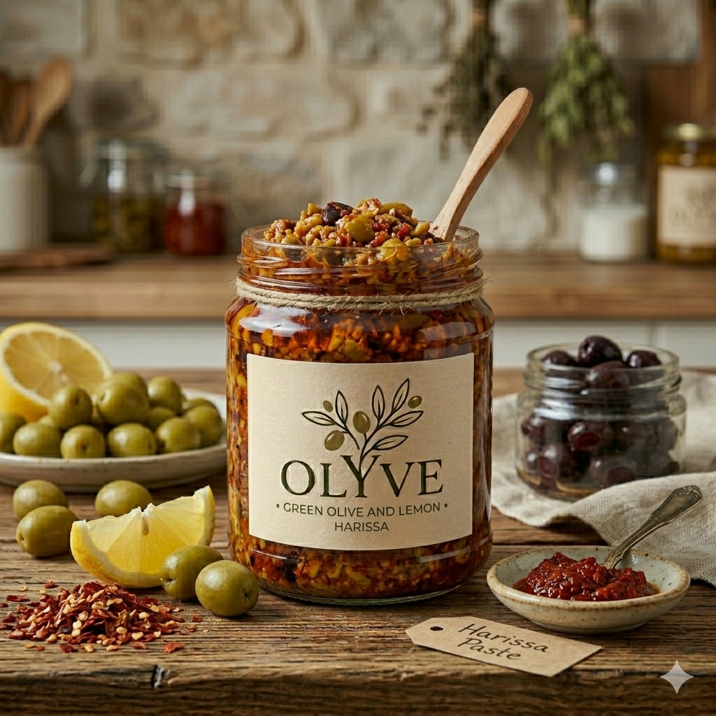 Mixed Olives & Preserved Lemon Harissa